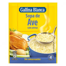 SOPA AVE CON ARROZ