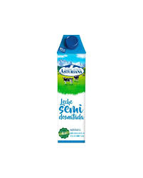 LECHE ASTURIANA  SEMIDESNATADA